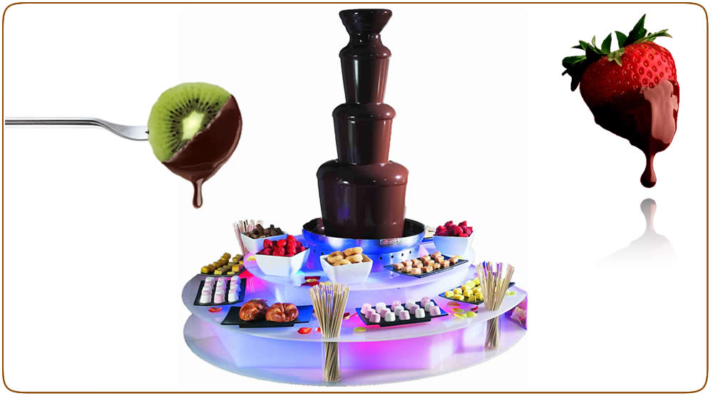 Alquiler de fuentes de chocolate